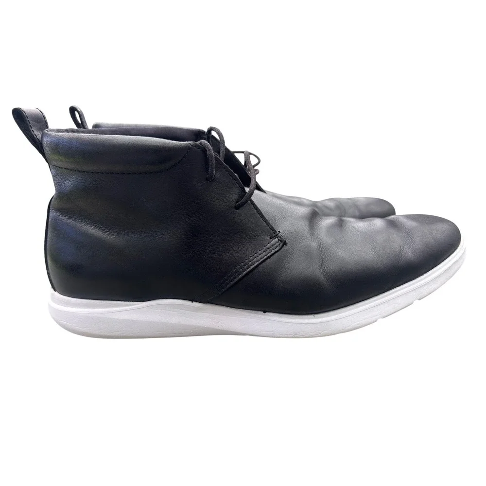 Cole Haan Grand.OS Mens Black Leather Chukka Boots C28725 Size 12 M